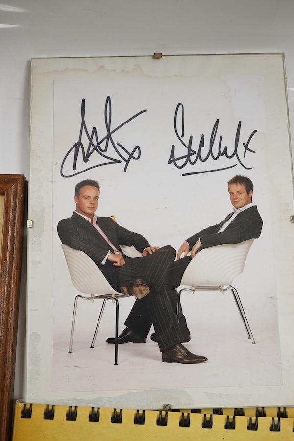 An archive of autographs and signed books relating to Bella Emberg, famed for her work on the Russ Abbot Show, and having originally come from her estate, comprising signatures of mainly television stars of the 1970s, 80